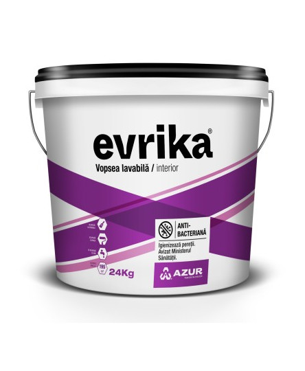 EVRIKA Vopsea lavabilă Antibacteriană